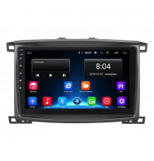 Штатная магнитола Lesko для Toyota Land Cruiser 100 Series Рестайлинг 2 2005-2007 экран 10" 2/32Gb Wi-Fi GPS Base