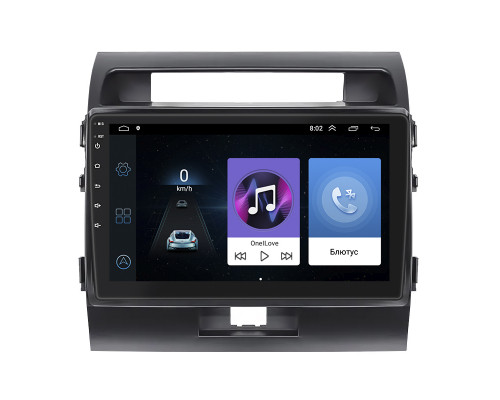 Штатная магнитола Lesko для Toyota Land Cruiser 200 Series 2007-2012 экран 10" 1/16Gb Wi-Fi GPS Base