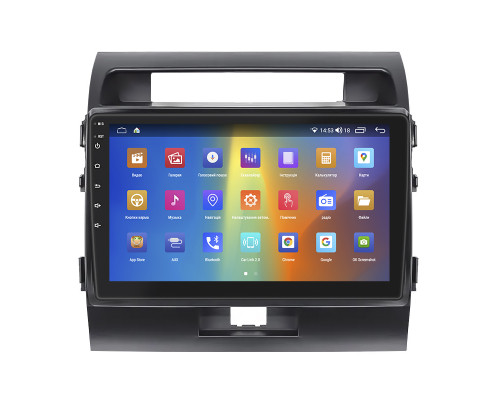 Штатная магнитола Lesko для Toyota Land Cruiser 200 Series 2007-2012 экран 10" 4/64Gb CarPlay 4G Wi-Fi GPS Prime