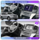 Штатная магнитола Lesko для Toyota Land Cruiser 200 Series 2007-2012 экран 10" 2/32Gb 4G Wi-Fi GPS Top