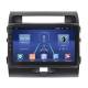 Штатная магнитола Lesko для Toyota Land Cruiser 200 Series 2007-2012 экран 10" 6/128Gb 4G Wi-Fi GPS Top
