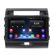 Штатная магнитола Lesko для Toyota Land Cruiser 200 Series Рестайлинг 1 2012-2015 экран 10" 2/32Gb Wi-Fi GPS Base