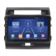 Штатная магнитола Lesko для Toyota Land Cruiser 200 Series Рестайлинг 1 2012-2015 экран 10" 4/64Gb 4G Wi-Fi GPS Top