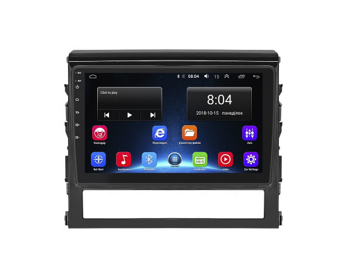 Штатная магнитола Lesko для Toyota Land Cruiser 200 Series Рестайлинг 2 2015-2021 экран 9" 2/32Gb Wi-Fi GPS Base