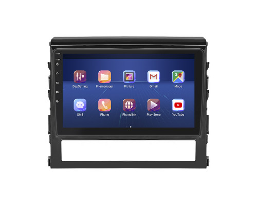 Штатная магнитола Lesko для Toyota Land Cruiser 200 Series Рестайлинг 2 2015-2021 экран 9" 2/32Gb 4G Wi-Fi GPS Top