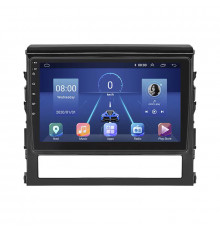 Штатная магнитола Lesko для Toyota Land Cruiser 200 Series Рестайлинг 2 2015-2021 экран 9" 6/128Gb 4G Wi-Fi GPS Top