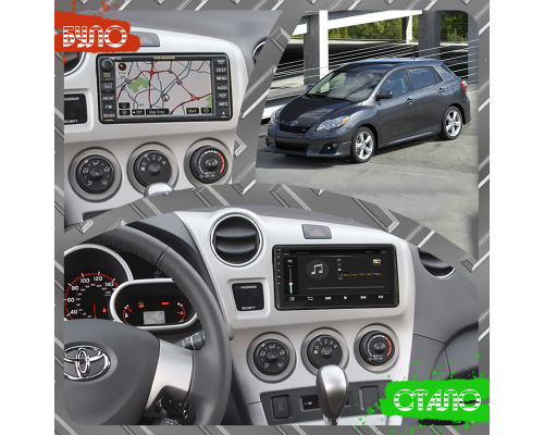 Штатная магнитола Lesko для Toyota Matrix II (E140) 2008-2014 экран 9" 2/32Gb Wi-Fi GPS Base