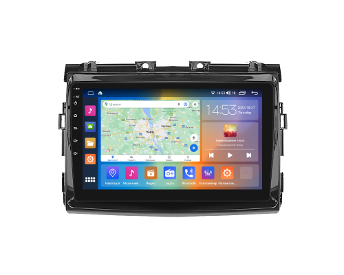Штатная магнитола Lesko для Toyota Previa III (XR50) 2006-2019 экран 9" 4/64Gb CarPlay 4G Wi-Fi GPS Prime