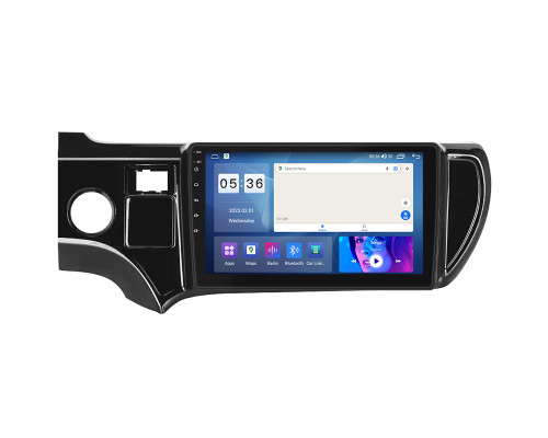 Штатная магнитола Lesko для Toyota Prius c I 2011-2015 экран 9" 2/32Gb CarPlay 4G Wi-Fi GPS Prime