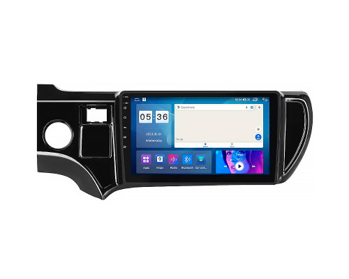 Штатная магнитола Lesko для Toyota Prius c I 2011-2015 экран 9" 4/64Gb CarPlay 4G Wi-Fi GPS Prime