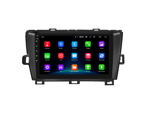 Штатная магнитола Lesko для Toyota Prius III (XW30) 2009-2011 экран 9" 2/32Gb Wi-Fi GPS Base