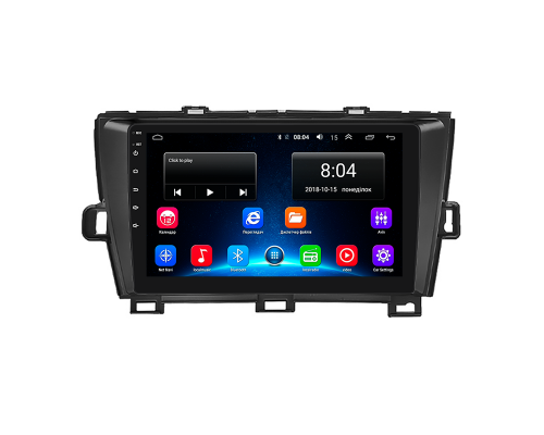 Штатная магнитола Lesko для Toyota Prius III Рестайлинг (XW30) 2011-2015 экран 9" 2/32Gb Wi-Fi GPS Base