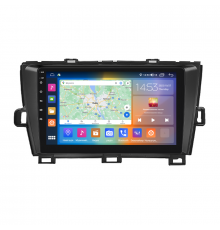 Штатная магнитола Lesko для Toyota Prius III Рестайлинг (XW30) 2011-2015 экран 9" 4/64Gb CarPlay 4G Wi-Fi GPS Prime