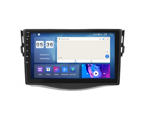 Штатная магнитола Lesko для Toyota RAV4 III (XA30) 2006-2012 экран 9" 4/64Gb CarPlay 4G Wi-Fi GPS Prime