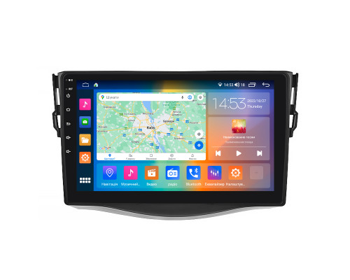 Штатная магнитола Lesko для Toyota RAV4 III (XA30) Рестайлинг 2010-2016 экран 9" 2/32Gb CarPlay 4G Wi-Fi GPS Prime