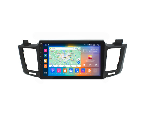 Штатная магнитола Lesko для Toyota RAV4 IV (CA40) 2012-2015 экран 10" 2/32Gb CarPlay 4G Wi-Fi GPS Prime