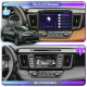 Штатная магнитола Lesko для Toyota RAV4 IV (CA40) Рестайлинг 2015-2019 экран 10" 2/32Gb Wi-Fi GPS Base