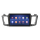 Штатная магнитола Lesko для Toyota RAV4 IV (CA40) Рестайлинг 2015-2019 экран 10" 4/64Gb 4G Wi-Fi GPS Top
