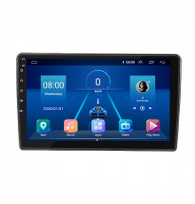 Штатная магнитола Lesko для Toyota RAV4 IV (CA40) Рестайлинг 2015-2019 экран 10" 6/128Gb 4G Wi-Fi GPS Top