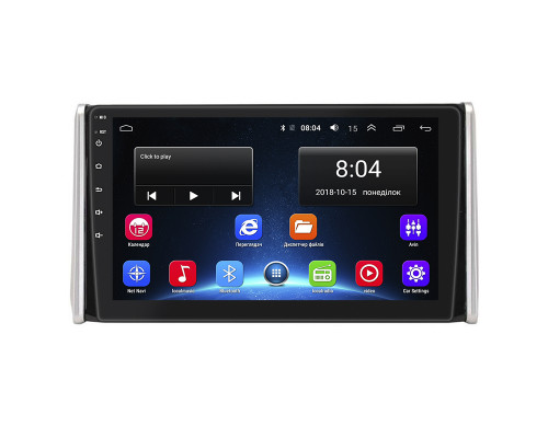 Штатная магнитола Lesko для Toyota RAV4 V (XA50) 2018-н.в. экран 10" 2/32Gb Wi-Fi GPS Base