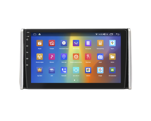 Штатная магнитола Lesko для Toyota RAV4 V (XA50) 2018-н.в. экран 10" 2/32Gb CarPlay 4G Wi-Fi GPS Prime