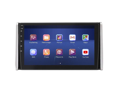 Штатная магнитола Lesko для Toyota RAV4 V (XA50) 2018-н.в. экран 10" 6/128Gb 4G Wi-Fi GPS Top