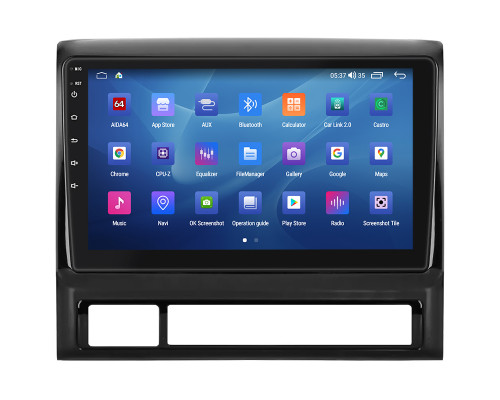 Штатная магнитола Lesko для Toyota Tacoma II 2004-2011 экран 9" 4/64Gb CarPlay 4G Wi-Fi GPS Prime