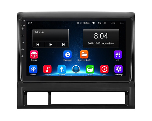 Штатная магнитола Lesko для Toyota Tacoma II Рестайлинг 2011-2015 экран 9" 2/32Gb Wi-Fi GPS Base