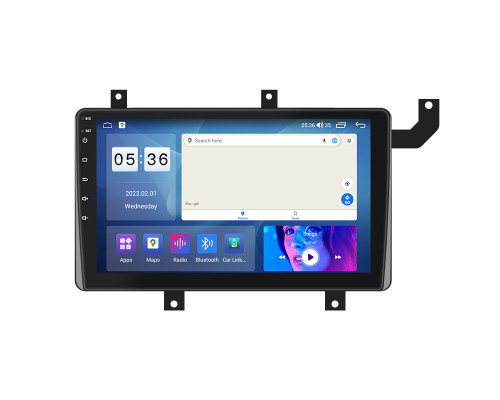 Штатная магнитола Lesko для Toyota Tacoma III 2015-н.в. экран 9" 4/64Gb CarPlay 4G Wi-Fi GPS Prime