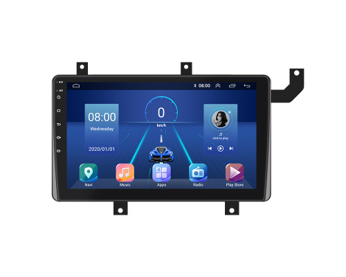 Штатная магнитола Lesko для Toyota Tacoma III 2015-н.в. экран 9" 2/32Gb 4G Wi-Fi GPS Top