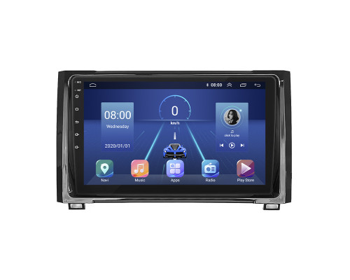Штатная магнитола Lesko для Toyota Tundra II Рестайлинг 2013-2021 экран 9" 4/64Gb 4G Wi-Fi GPS Top