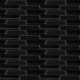 3D панель самоклеюча кладка 700х770х7мм Чорна (038) SW-00000303