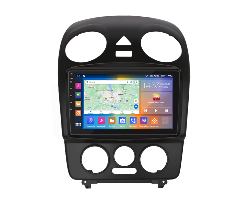 Штатная магнитола Lesko для Volkswagen Beetle I (A4) Рестайлинг 2005-2010 экран 9" 4/64Gb CarPlay 4G Wi-Fi GPS Prime