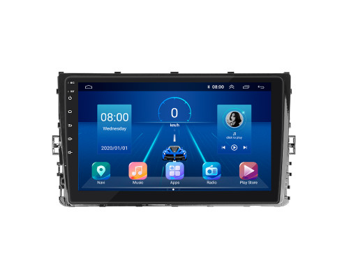 Штатная магнитола Lesko для Volkswagen Bora IV 2018-н.в. экран 9" 2/32Gb 4G Wi-Fi GPS Top