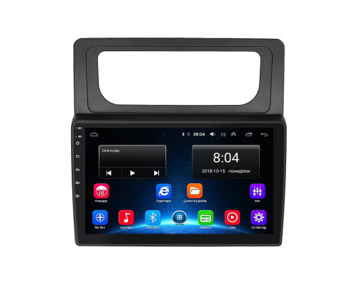 Штатная магнитола Lesko для Volkswagen Caddy III Рестайлинг 2010-2015 экран 10" 2/32Gb Wi-Fi GPS Base