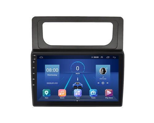 Штатная магнитола Lesko для Volkswagen Caddy III Рестайлинг 2010-2015 экран 10" 2/32Gb 4G Wi-Fi GPS Top
