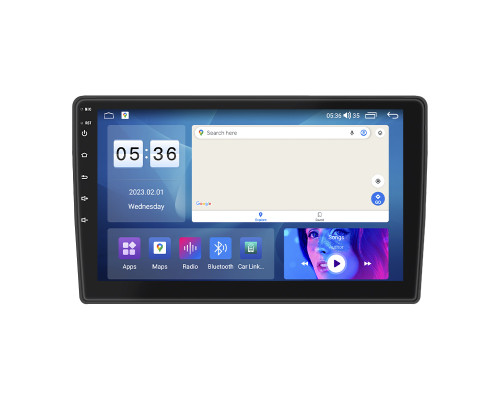 Штатная магнитола Lesko для Volkswagen Caravelle T5 Рестайлинг 2009-2015 экран 10" 4/64Gb CarPlay 4G Wi-Fi GPS Prime