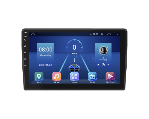 Штатная магнитола Lesko для Volkswagen Caravelle T5 Рестайлинг 2009-2015 экран 10" 6/128Gb 4G Wi-Fi GPS Top