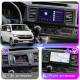 Штатная магнитола Lesko для Volkswagen Caravelle T6 2015-2020 экран 9" 2/32Gb 4G Wi-Fi GPS Top