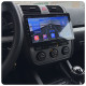 Штатная магнитола Lesko для Volkswagen Golf V 2003-2009 экран 10" 2/32Gb 4G Wi-Fi GPS Top