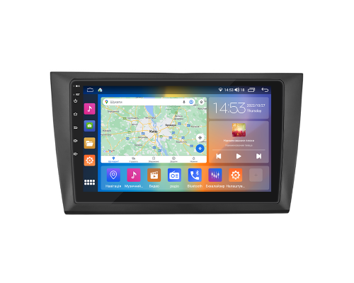 Штатная магнитола Lesko для Volkswagen Golf VI 2008-2012 экран 9" 4/64Gb CarPlay 4G Wi-Fi GPS Prime
