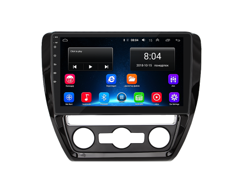 Штатная магнитола Lesko для Volkswagen Jetta VI Рестайлинг 2014-2018 экран 10" 2/32Gb Wi-Fi GPS Base