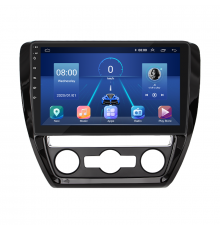 Штатная магнитола Lesko для Volkswagen Jetta VI Рестайлинг 2014-2018 экран 10" 4/64Gb 4G Wi-Fi GPS Top