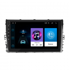 Штатная магнитола Lesko для Volkswagen Polo VI (EU Market) 2017-2021 экран 9" 1/16Gb Wi-Fi GPS Base