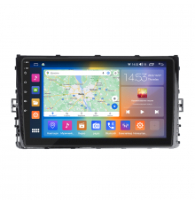 Штатная магнитола Lesko для Volkswagen Polo VI (EU Market) 2017-2021 экран 9" 4/64Gb CarPlay 4G Wi-Fi GPS Prime