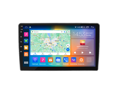Штатная магнитола Lesko для Volkswagen Scirocco R I Рестайлинг 2014-2017 экран 10" 2/32Gb CarPlay 4G Wi-Fi GPS Prime