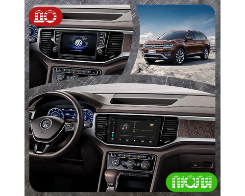 Штатная магнитола Lesko для Volkswagen Teramont I 2017-2020 экран 10" 1/16Gb Wi-Fi GPS Base