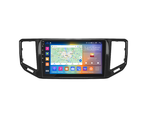 Штатная магнитола Lesko для Volkswagen Teramont I 2017-2020 экран 10" 2/32Gb CarPlay 4G Wi-Fi GPS Prime