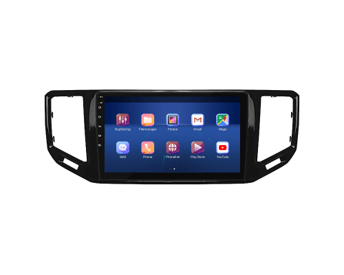 Штатная магнитола Lesko для Volkswagen Teramont I Рестайлинг 2021-н.в. экран 10" 6/128Gb 4G Wi-Fi GPS Top