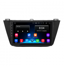 Штатная магнитола Lesko для Volkswagen Tiguan II 2016-2020 экран 10" 2/32Gb Wi-Fi GPS Base